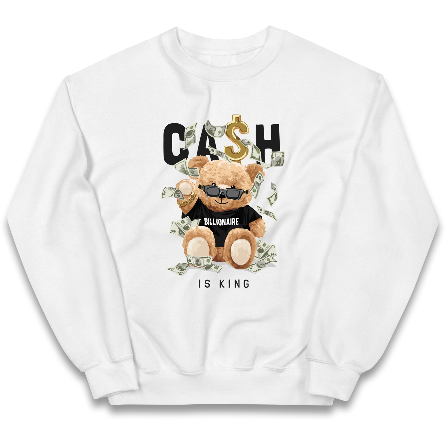 Teddy Bear Billionaire Streetwear kids sweatshirt