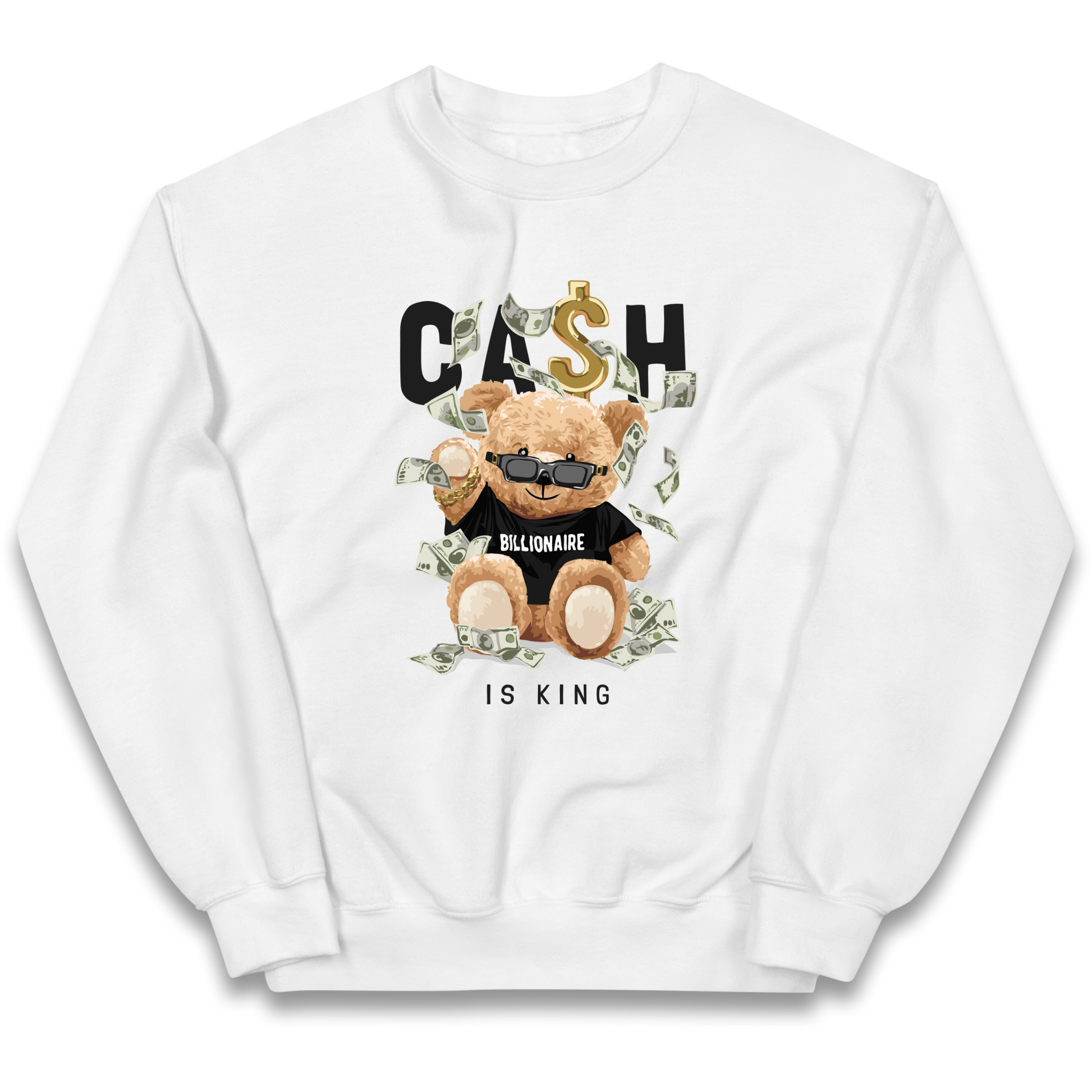 Teddy Bear Billionaire Streetwear kids sweatshirt