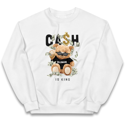 Teddy Bear Billionaire Streetwear kids sweatshirt