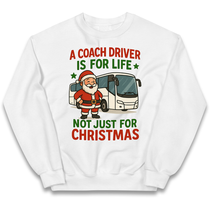 Coach Driver Christmas Kids Jumper