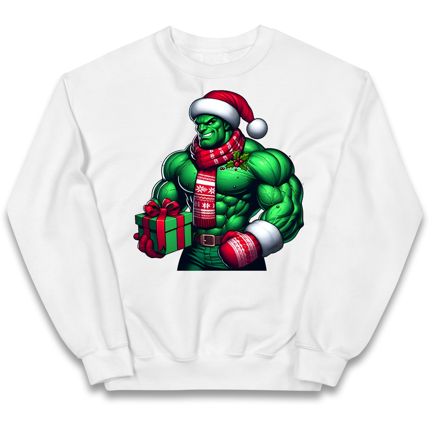 The Hulk Santa kids sweatshirt