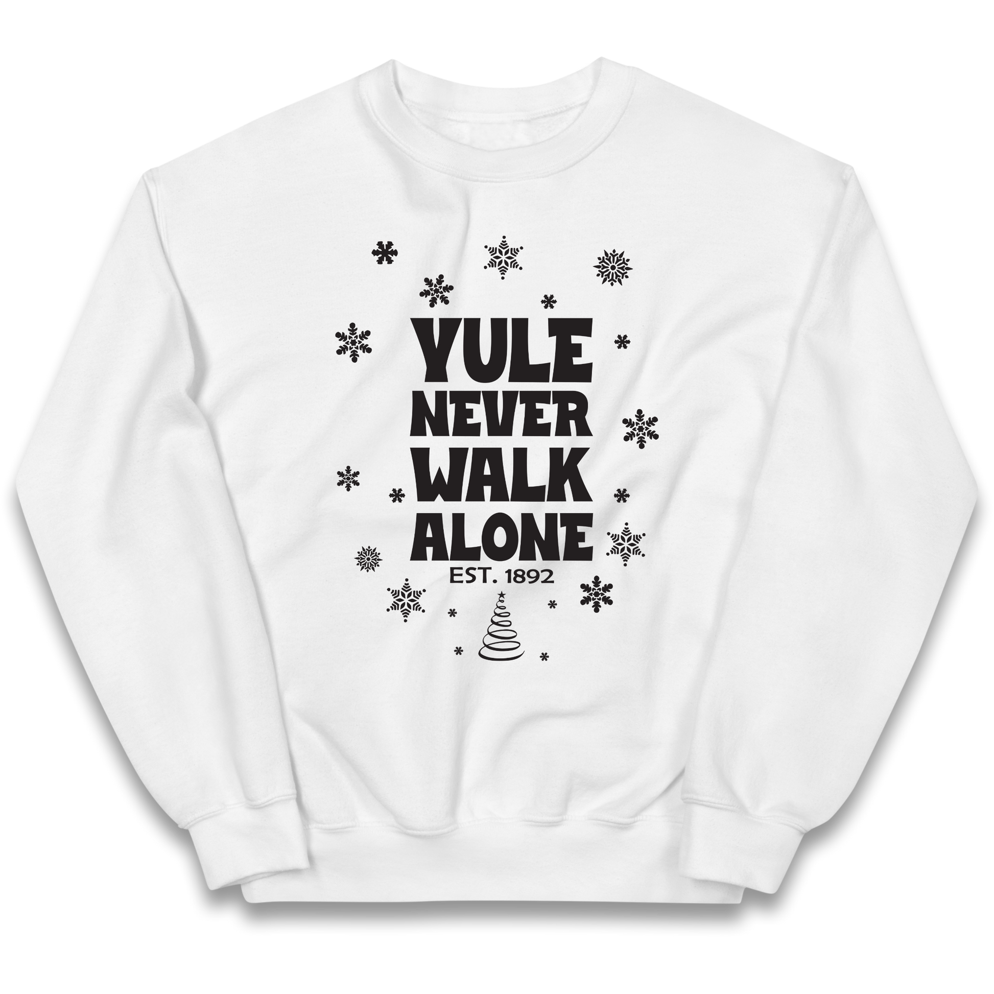 Yule Never Walk Alone Liverpool Christmas kids sweatshirt