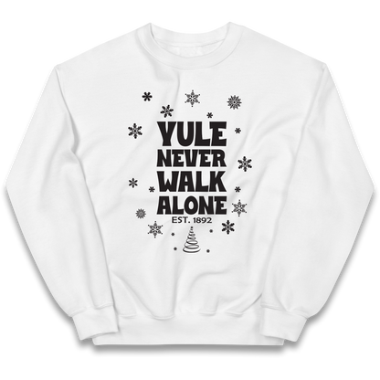 Yule Never Walk Alone Liverpool Christmas kids sweatshirt