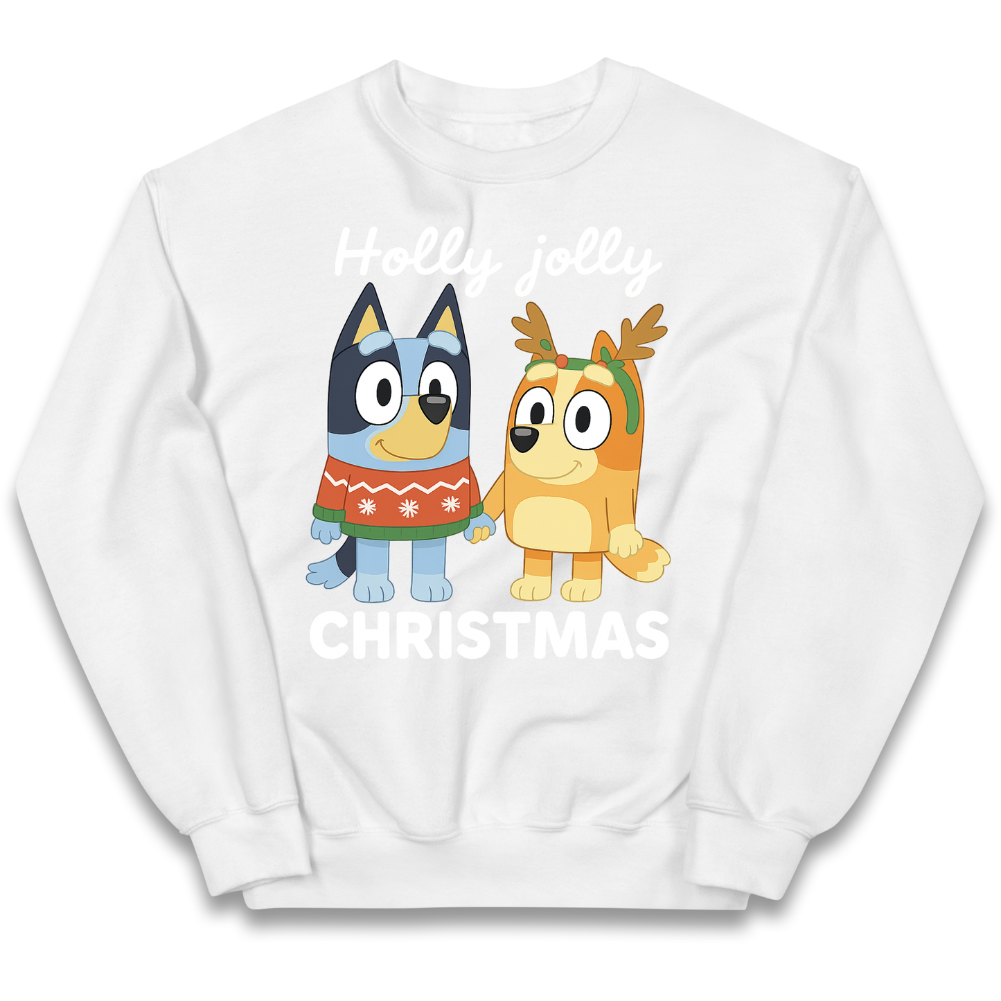 Kids Bluey Christmas Sweater