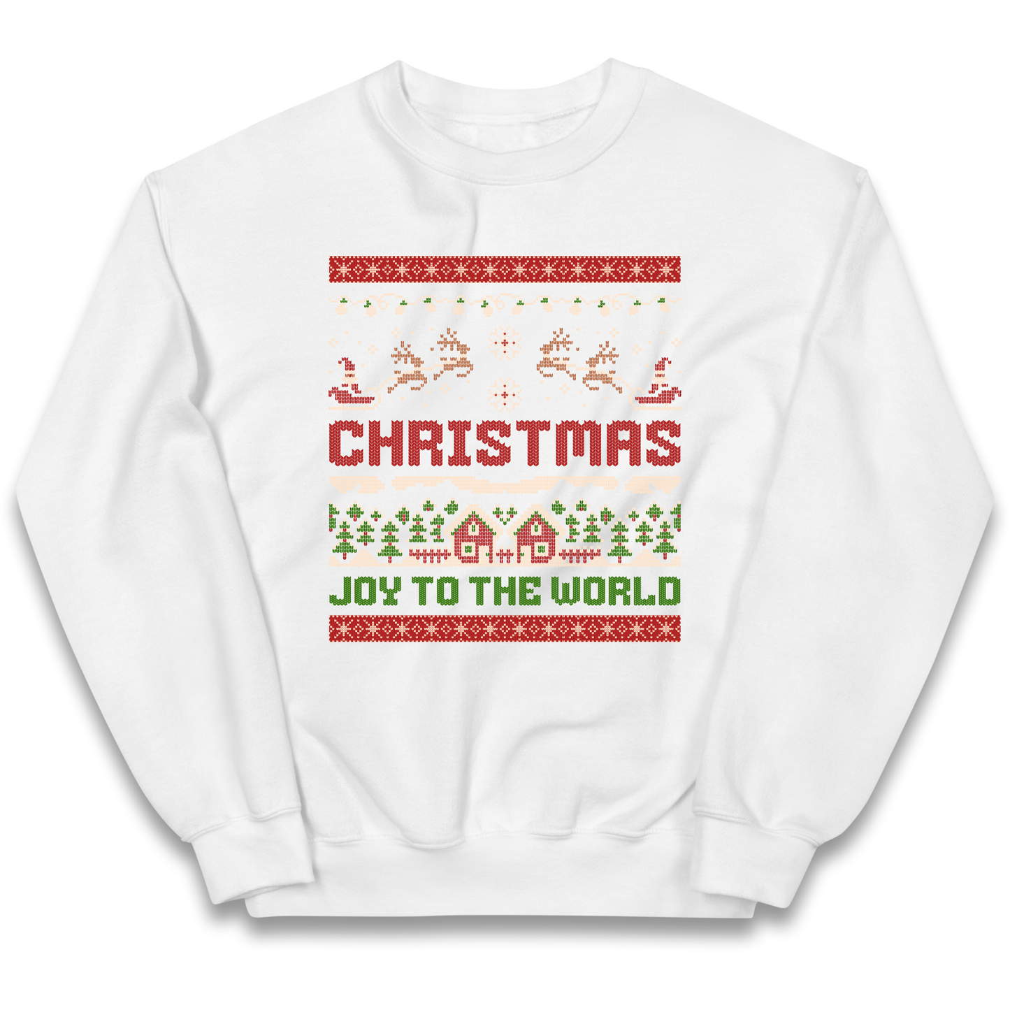 Christmas Joy to the World Christmas kids sweatshirt