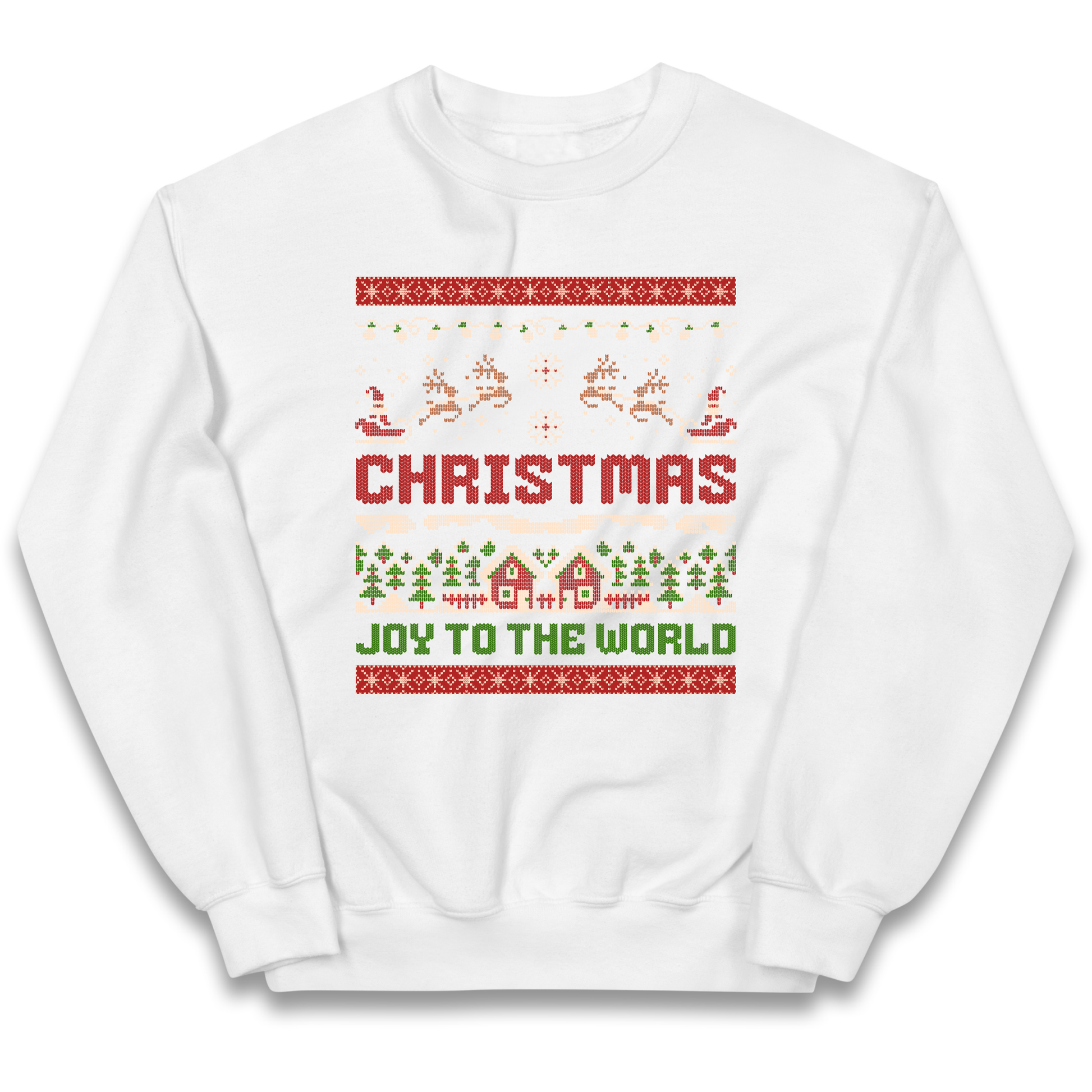 Christmas Joy to the World Christmas kids sweatshirt