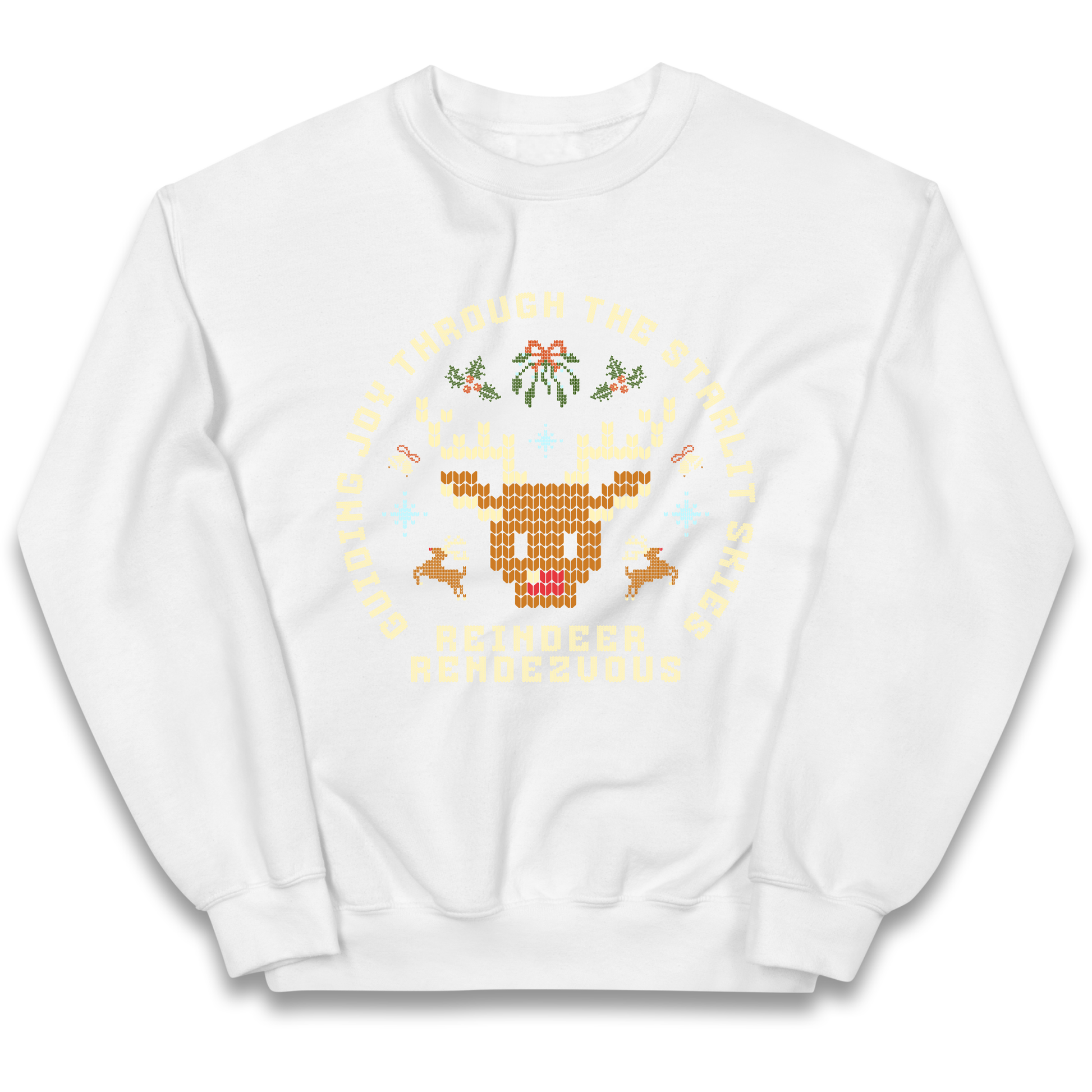 Reindeer Rendezvous Christmas kids sweatshirt