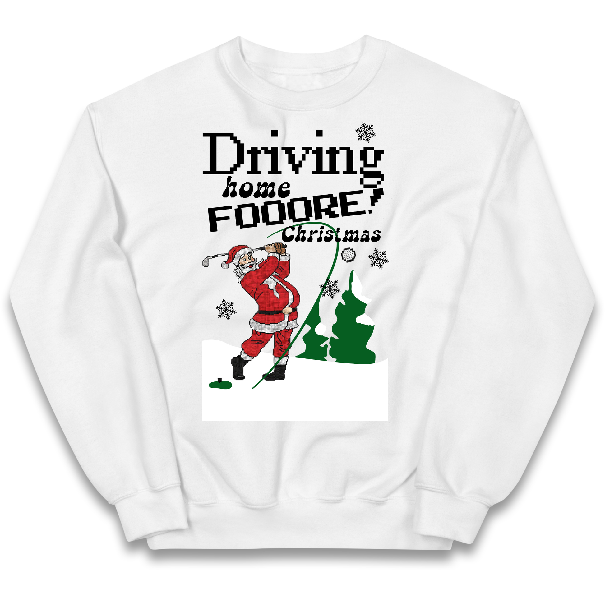 Christmas Golf Kids Sweatshirt