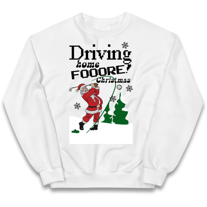 Christmas Golf Kids Sweatshirt