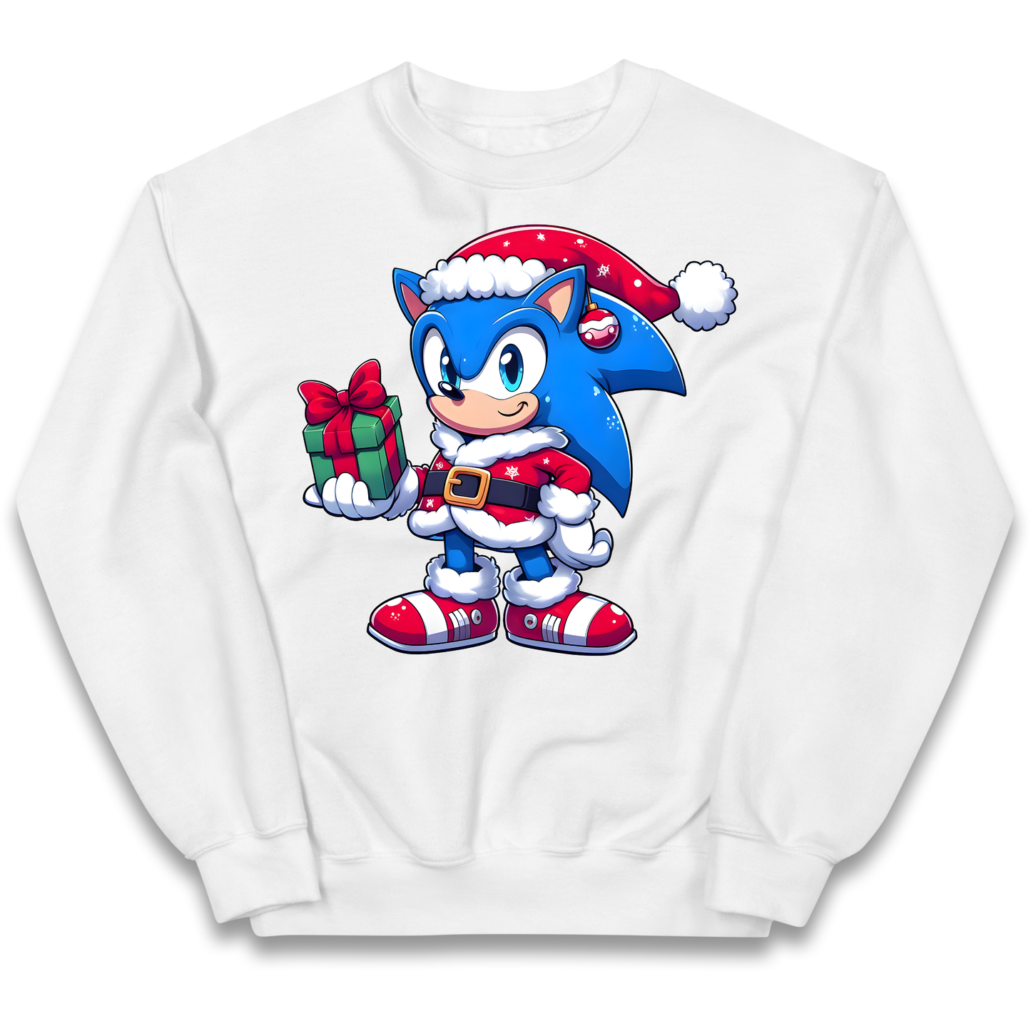 Sonic The Hedgehog Santa kids sweatshirt
