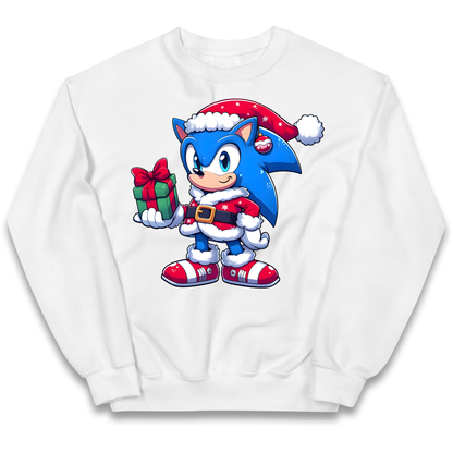 Sonic The Hedgehog Santa kids sweatshirt