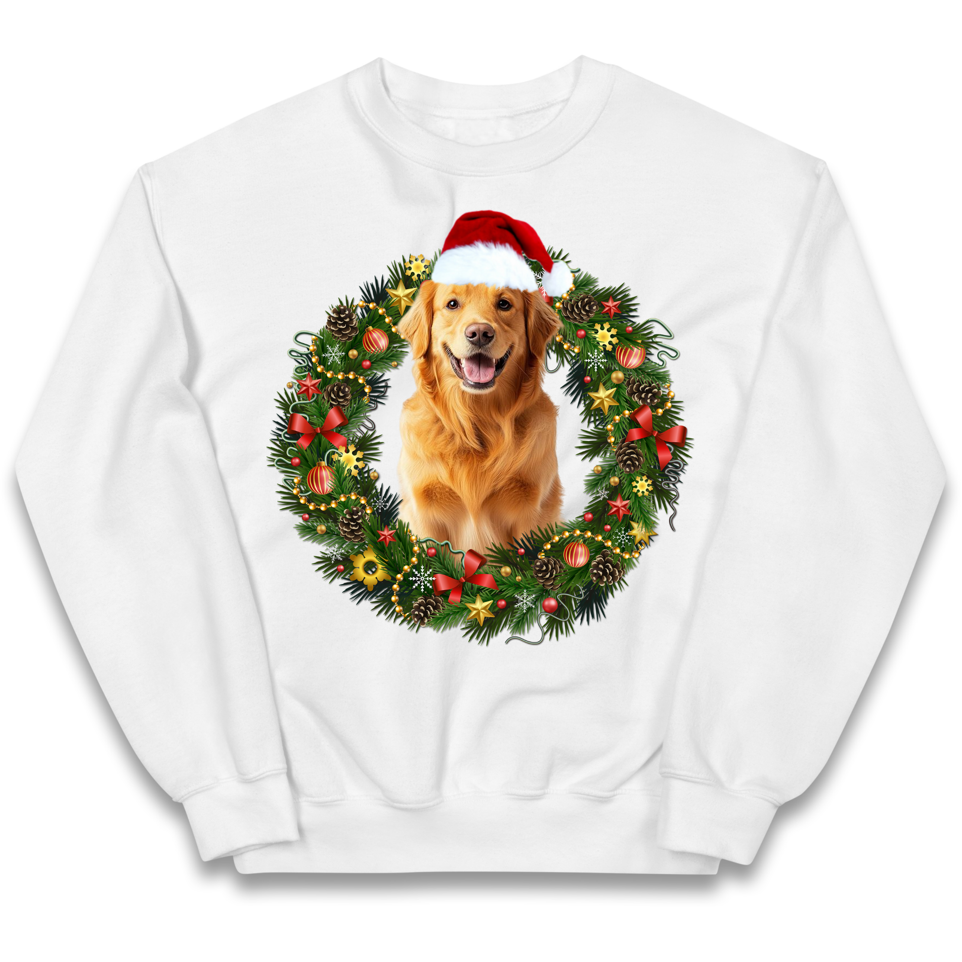 Dog Christmas kids sweatshirt