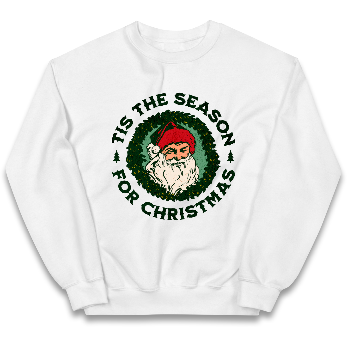 Tis The Season Santa Claus Christmas kids sweatshirt