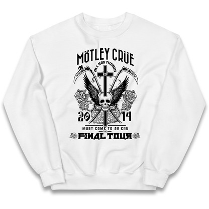Motley Crue All Bad Things kids sweatshirt