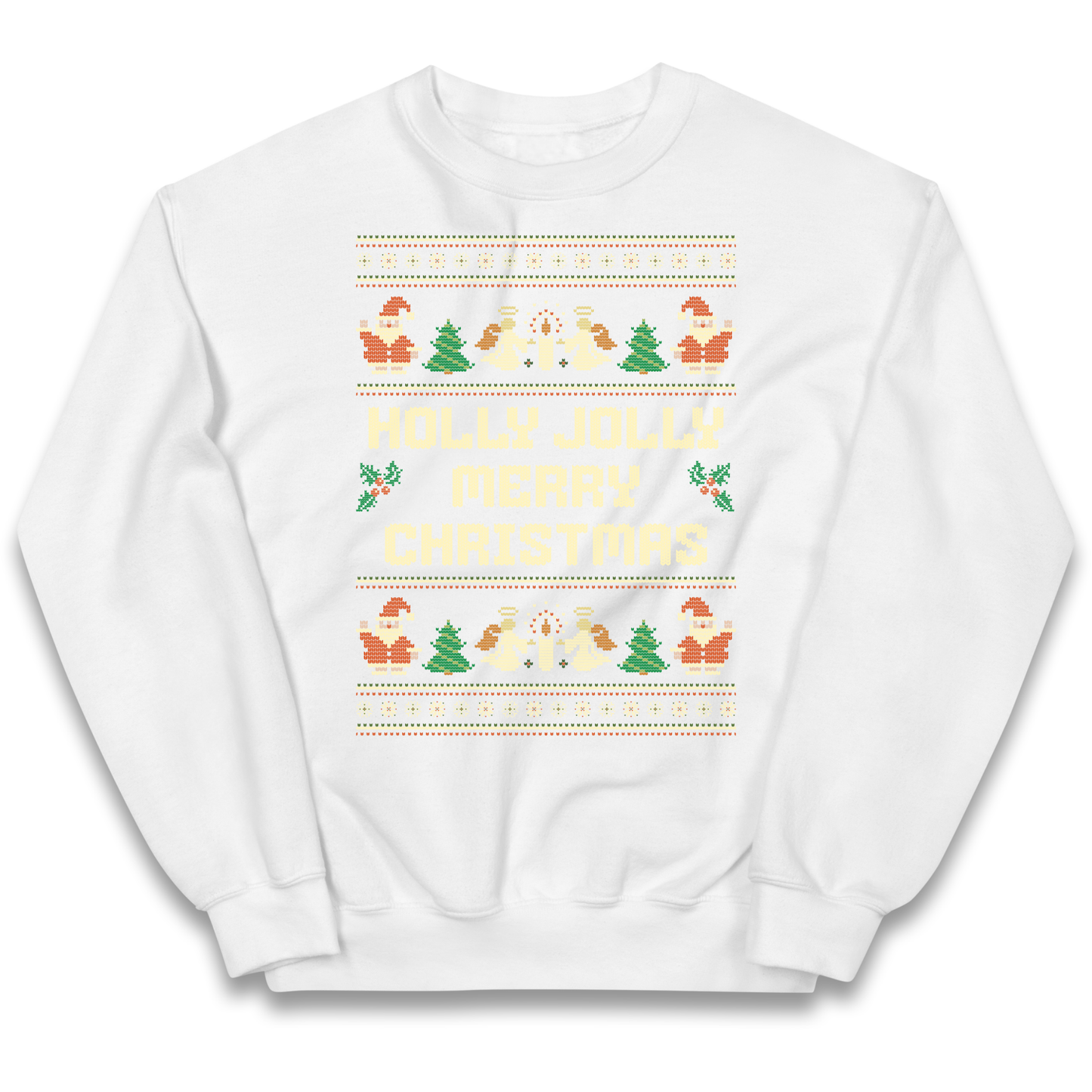 Holly Jolly Merry Christmas kids sweatshirt