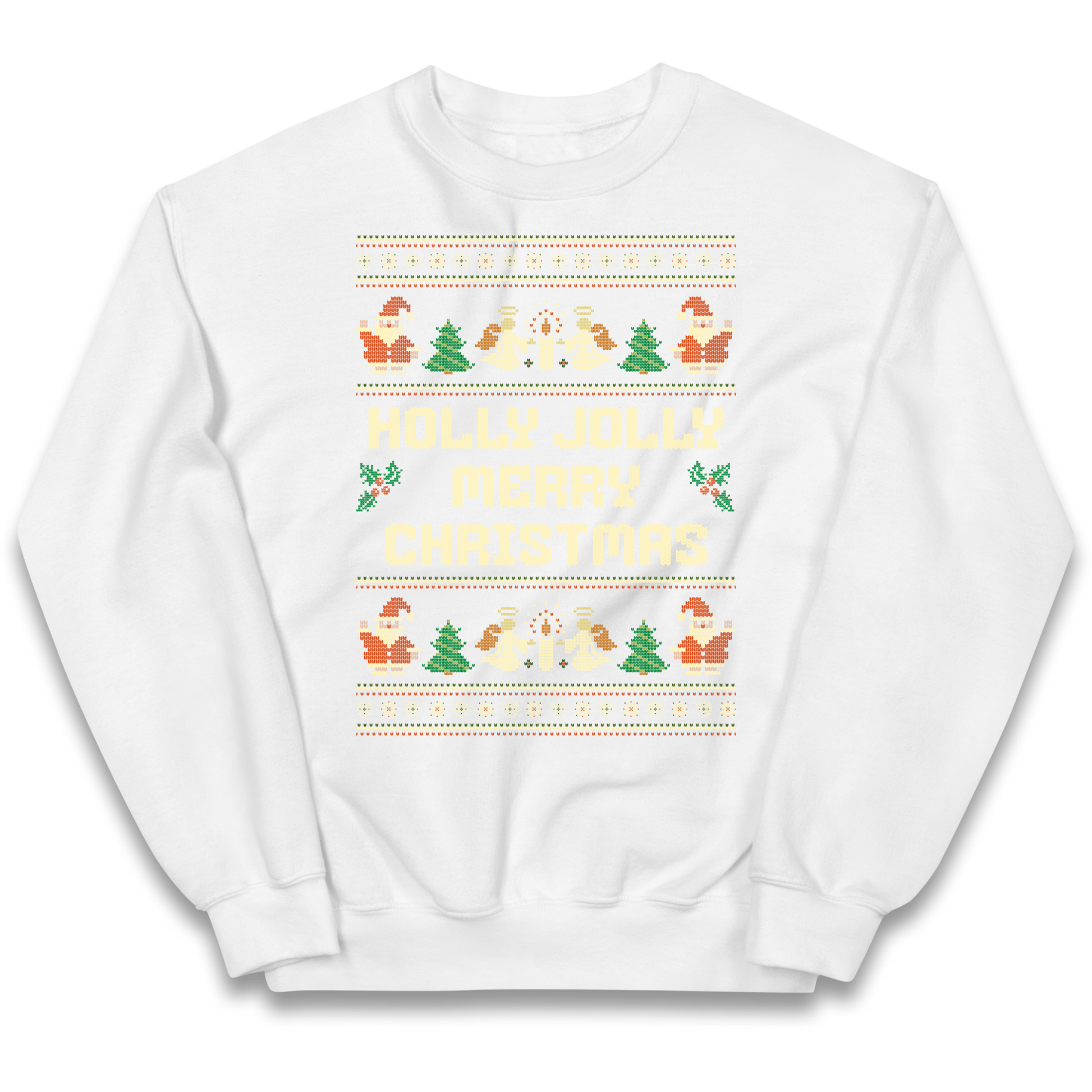 Holly Jolly Merry Christmas kids sweatshirt