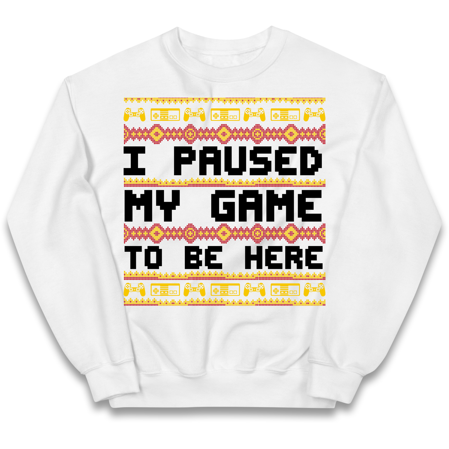 Paused My Game Kids Sweatshirt