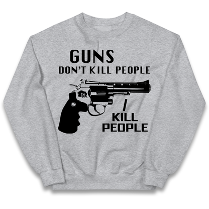Guns Don’t Kill People Kids Jumper 