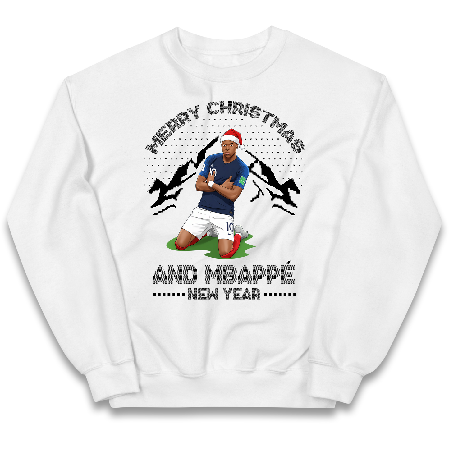 Mbappe Christmas Kids Sweatshirt