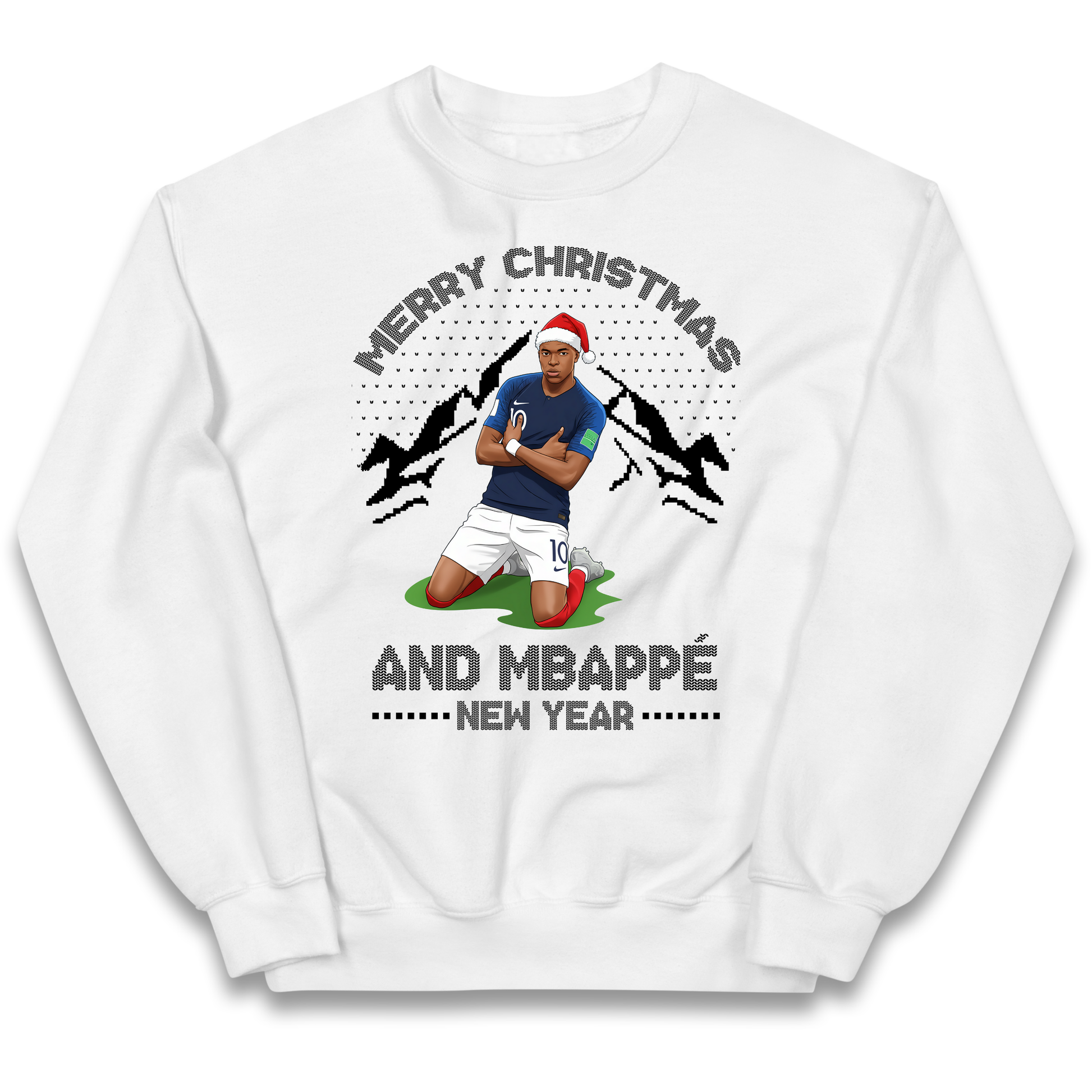 Mbappe Christmas Kids Sweatshirt
