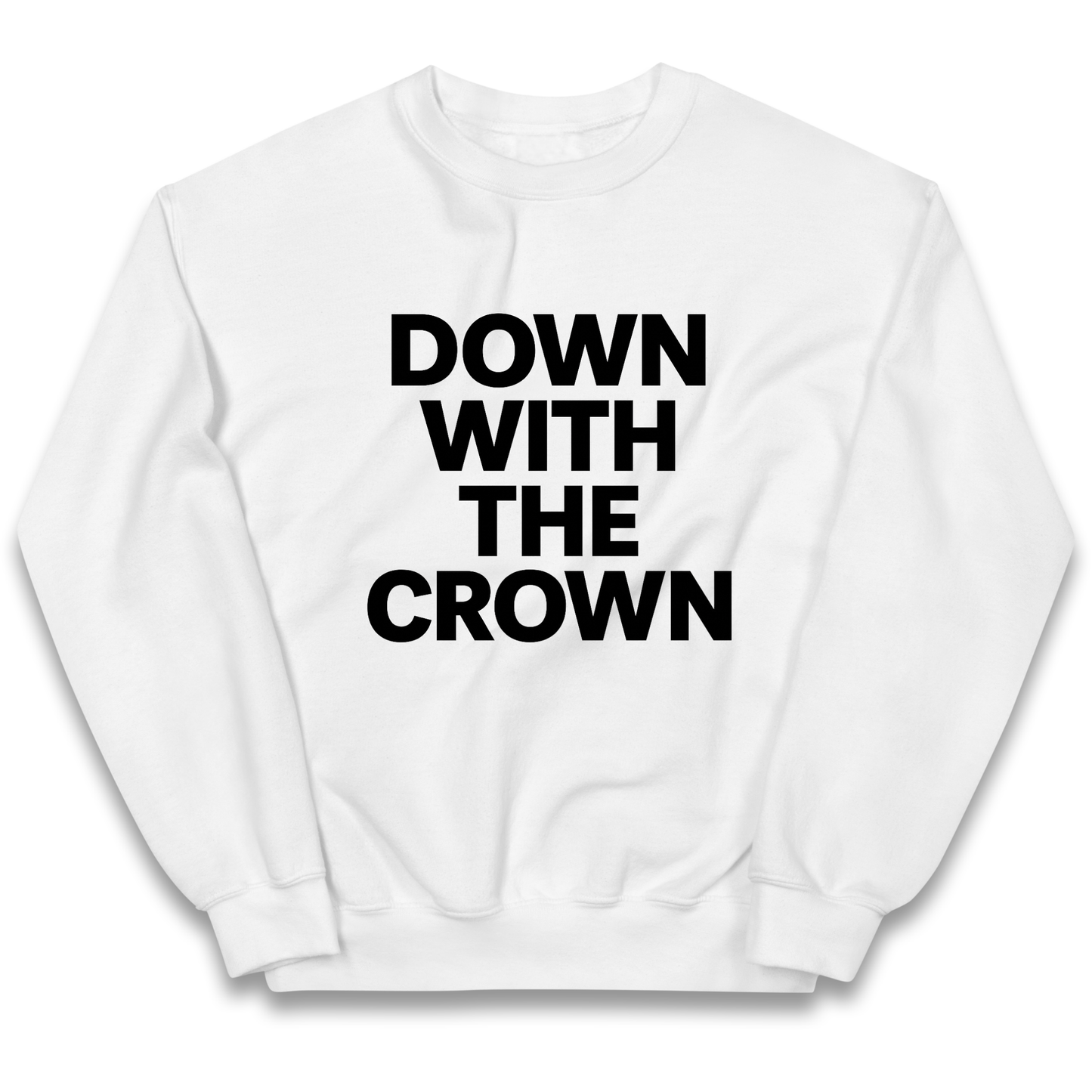 DOWN WITH THE CROWN kids sweatshirt