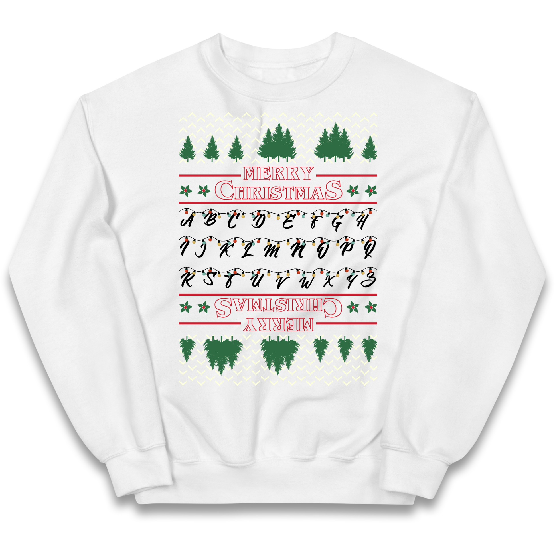 stranger things christmas jumper Kids Jumper