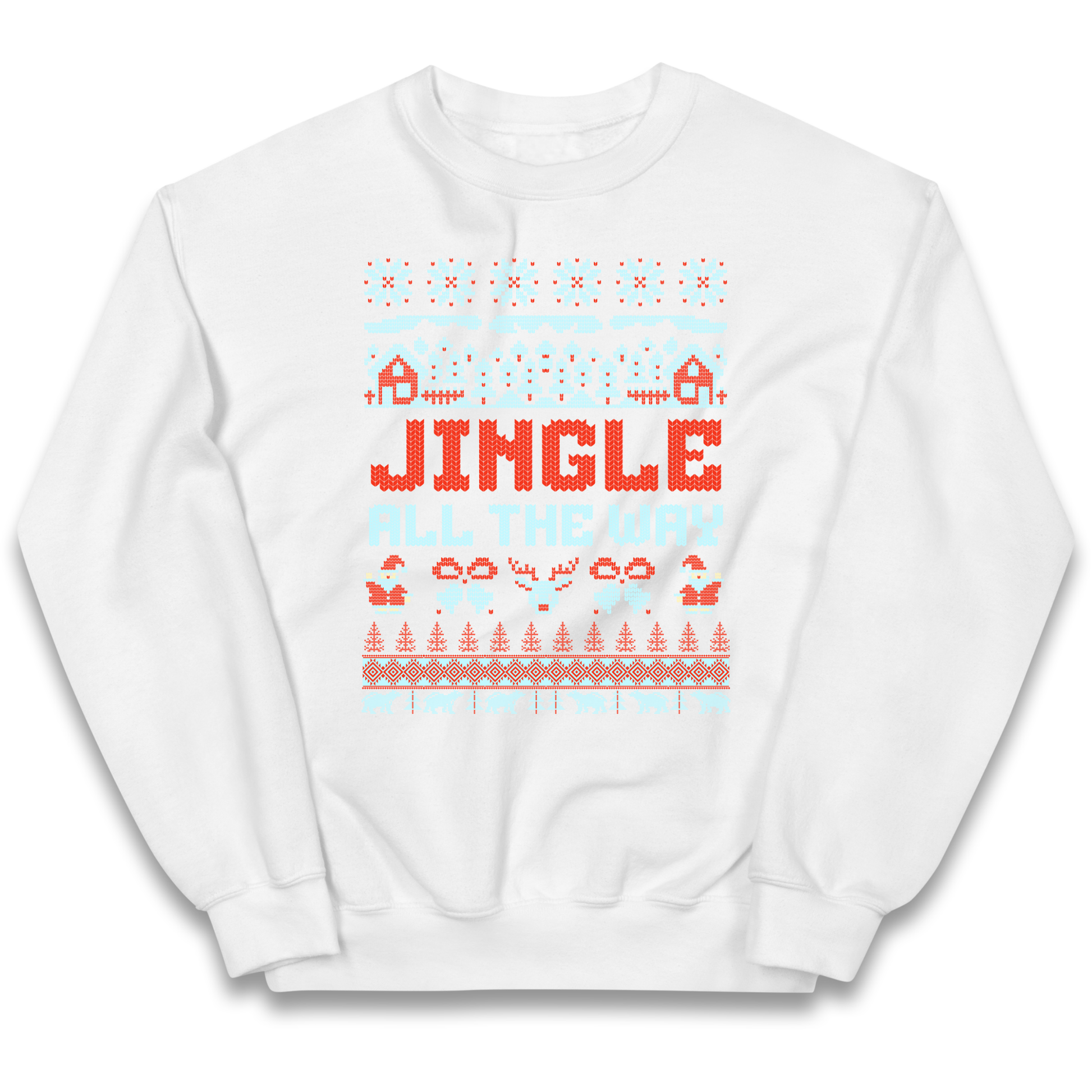 Jingle All The Way Christmas kids sweatshirt