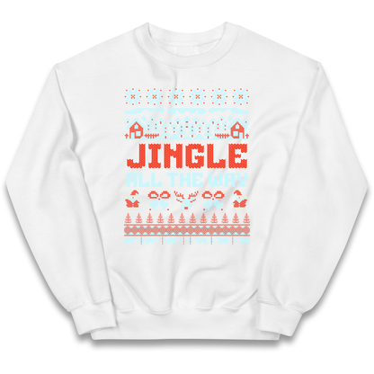 Jingle All The Way Christmas kids sweatshirt
