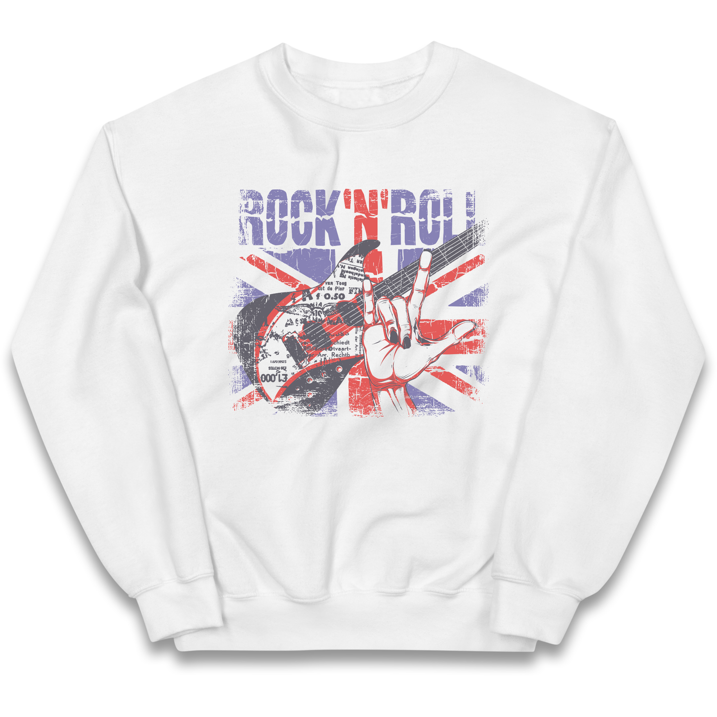 Rock N Roll Union Jack kids sweatshirt