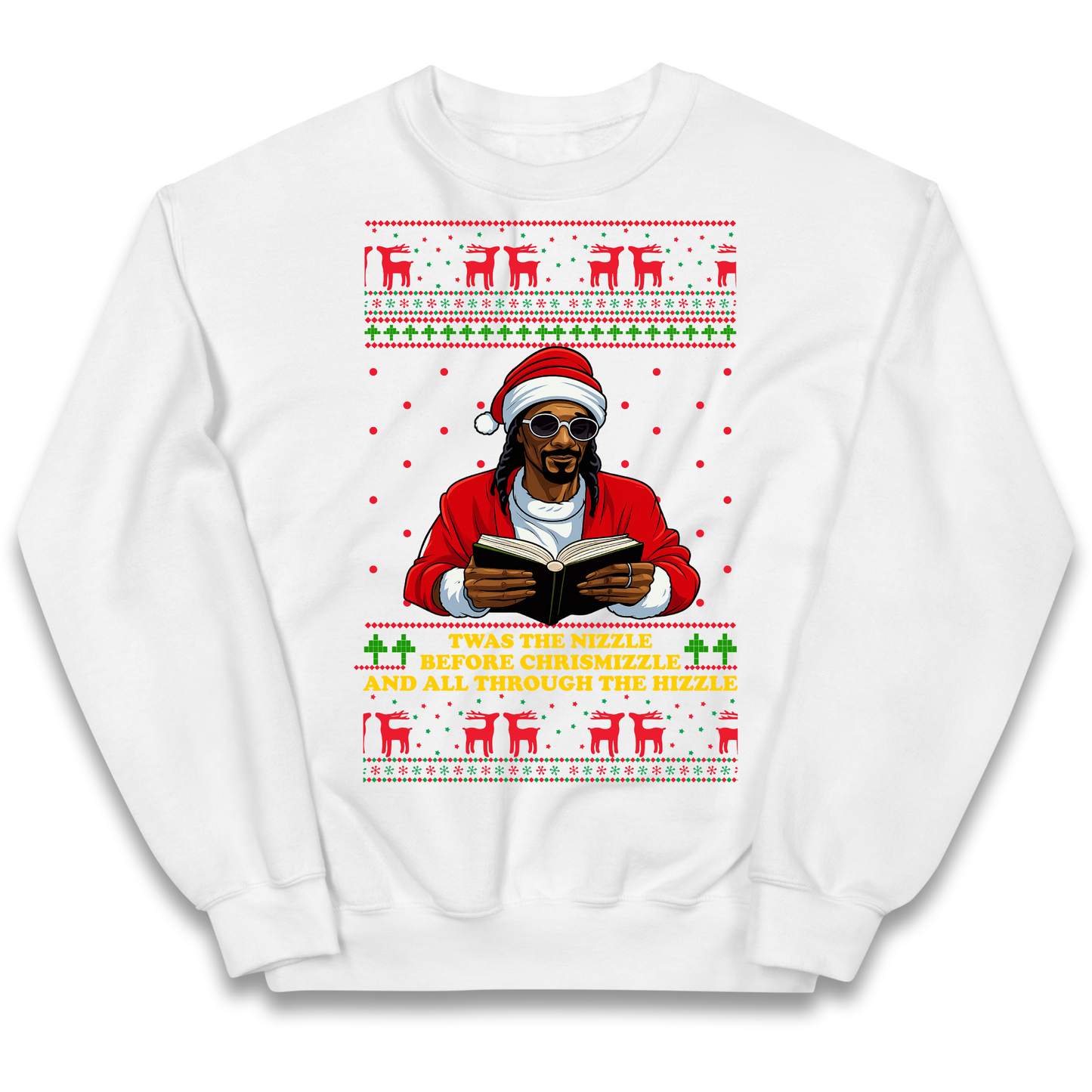 Snoop Dogg Nizzle Christmas Kids Sweatshirt