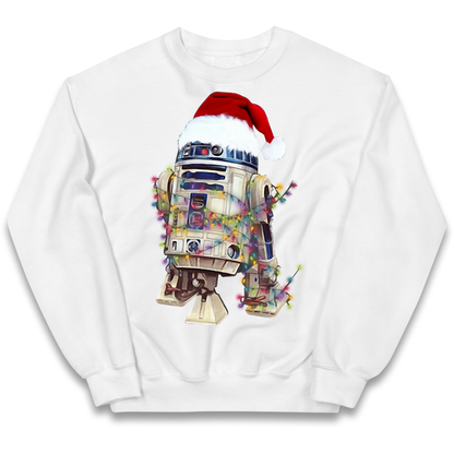 R2D2 Christmas Santa Christmas kids sweatshirt