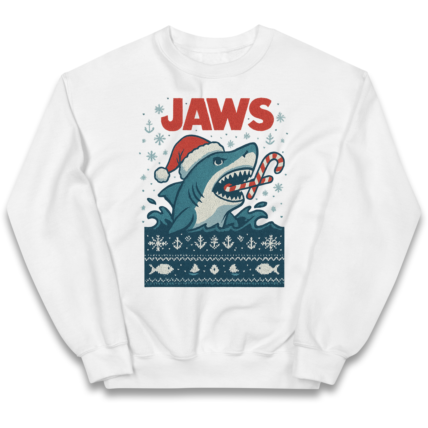 Jaws Christmas kids sweatshirt