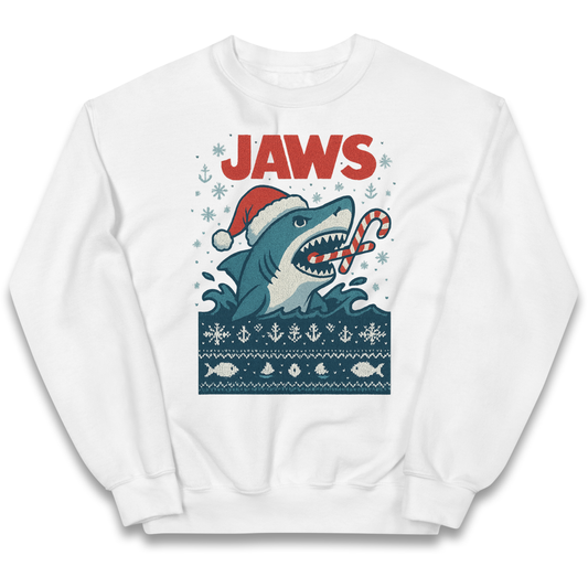 Jaws Christmas kids sweatshirt
