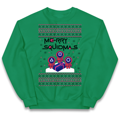 Squid Games Christmas Kids Jumper