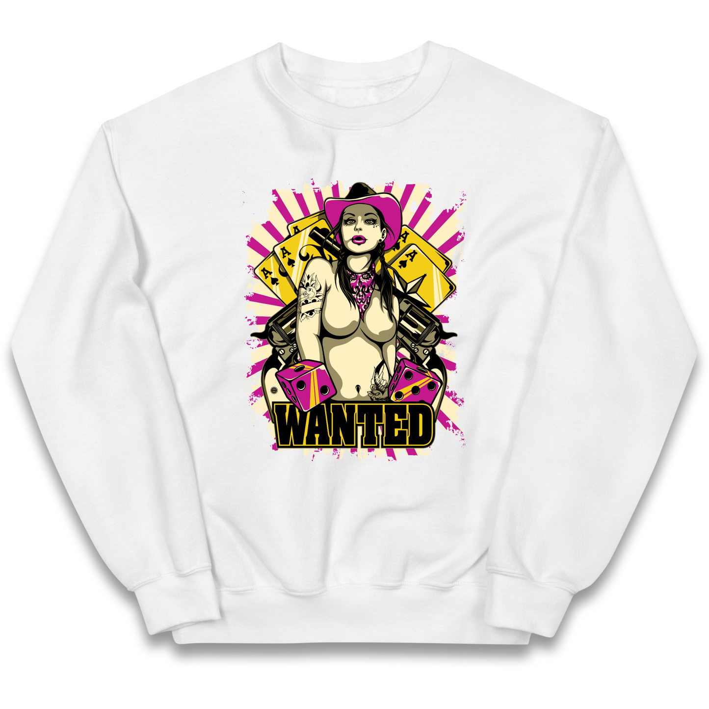 Wanted Ace Of Spades kids sweatshirt