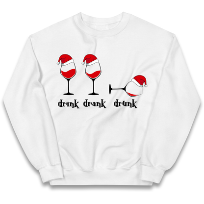 Drink Drank Drunk Kids Sweatshirt