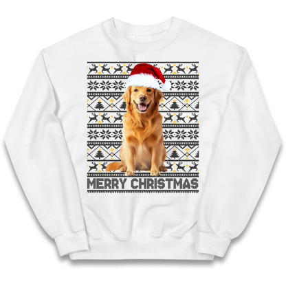 Merry Christmas Dog kids sweatshirt