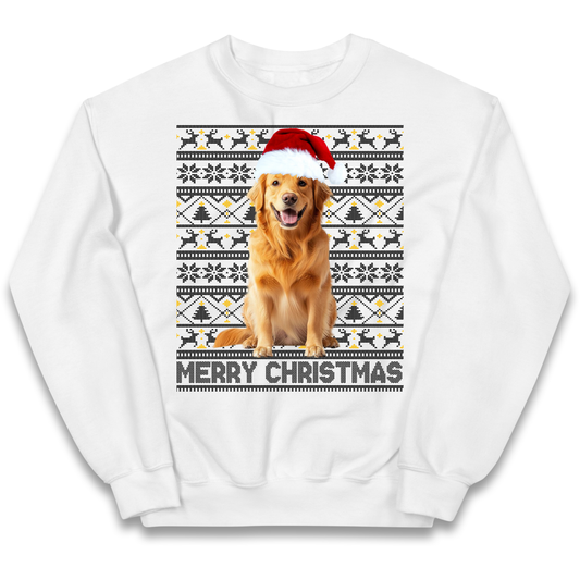 Merry Christmas Dog kids sweatshirt