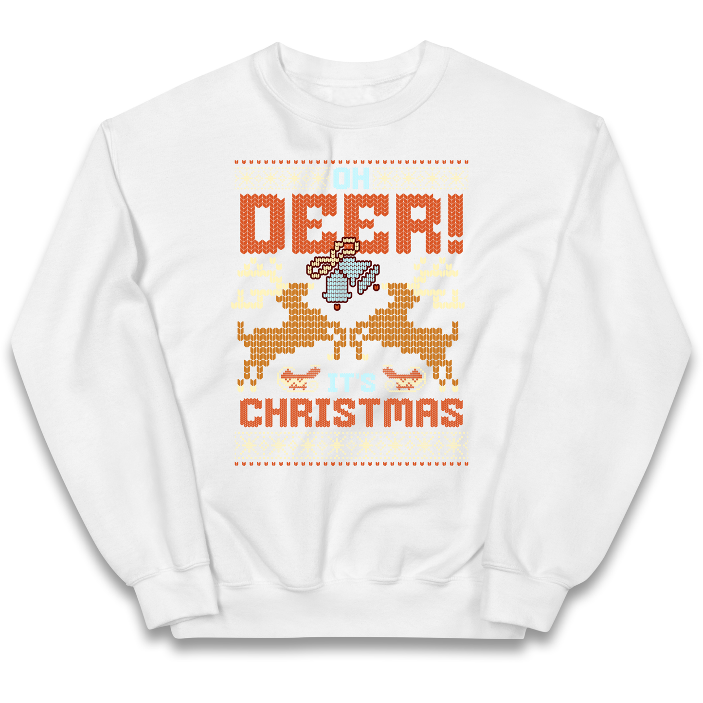 Oh Deer its Christmas kids sweatshirt