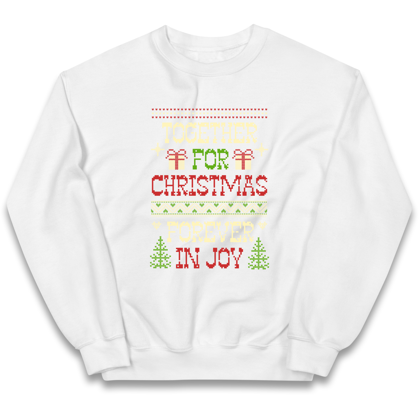 Together for Christmas Forever in Joy Christmas kids sweatshirt