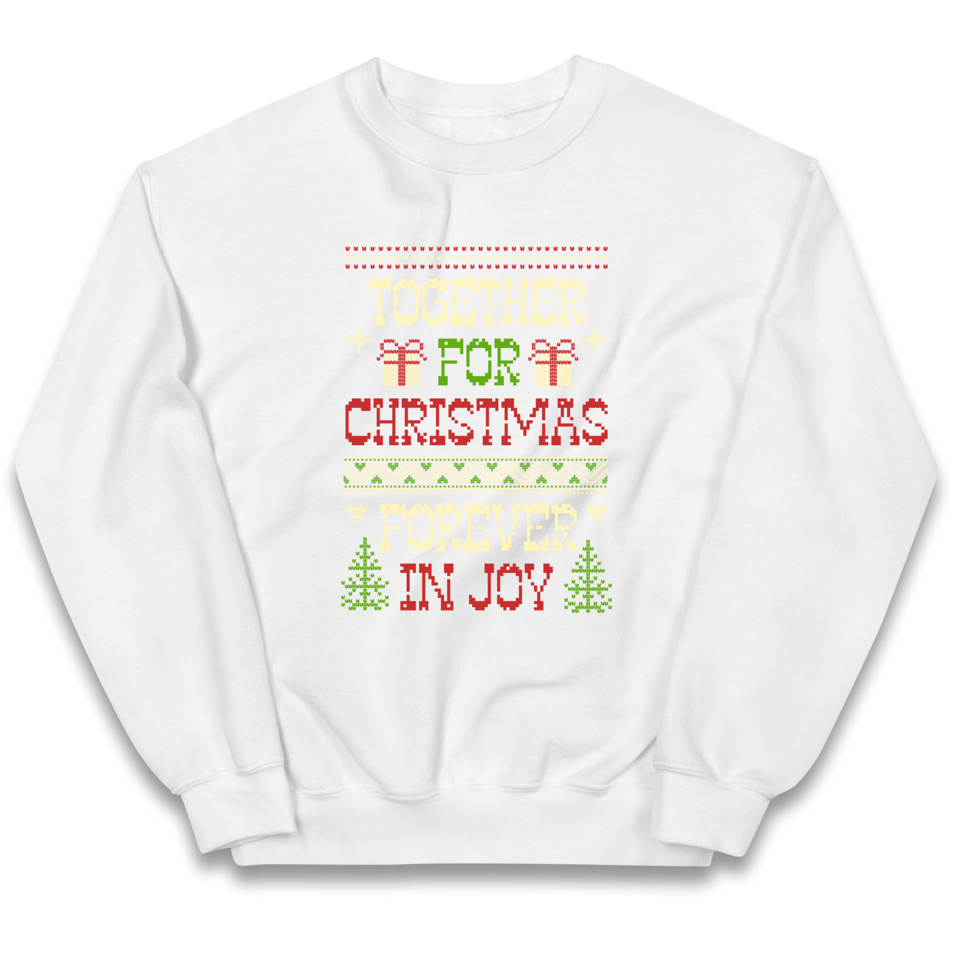 Together for Christmas Forever in Joy Christmas kids sweatshirt