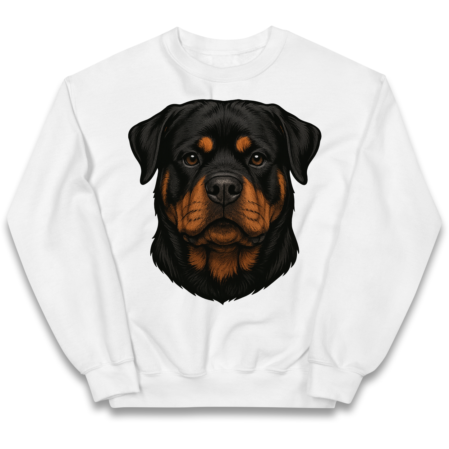 Rottweiler Face kids sweatshirt