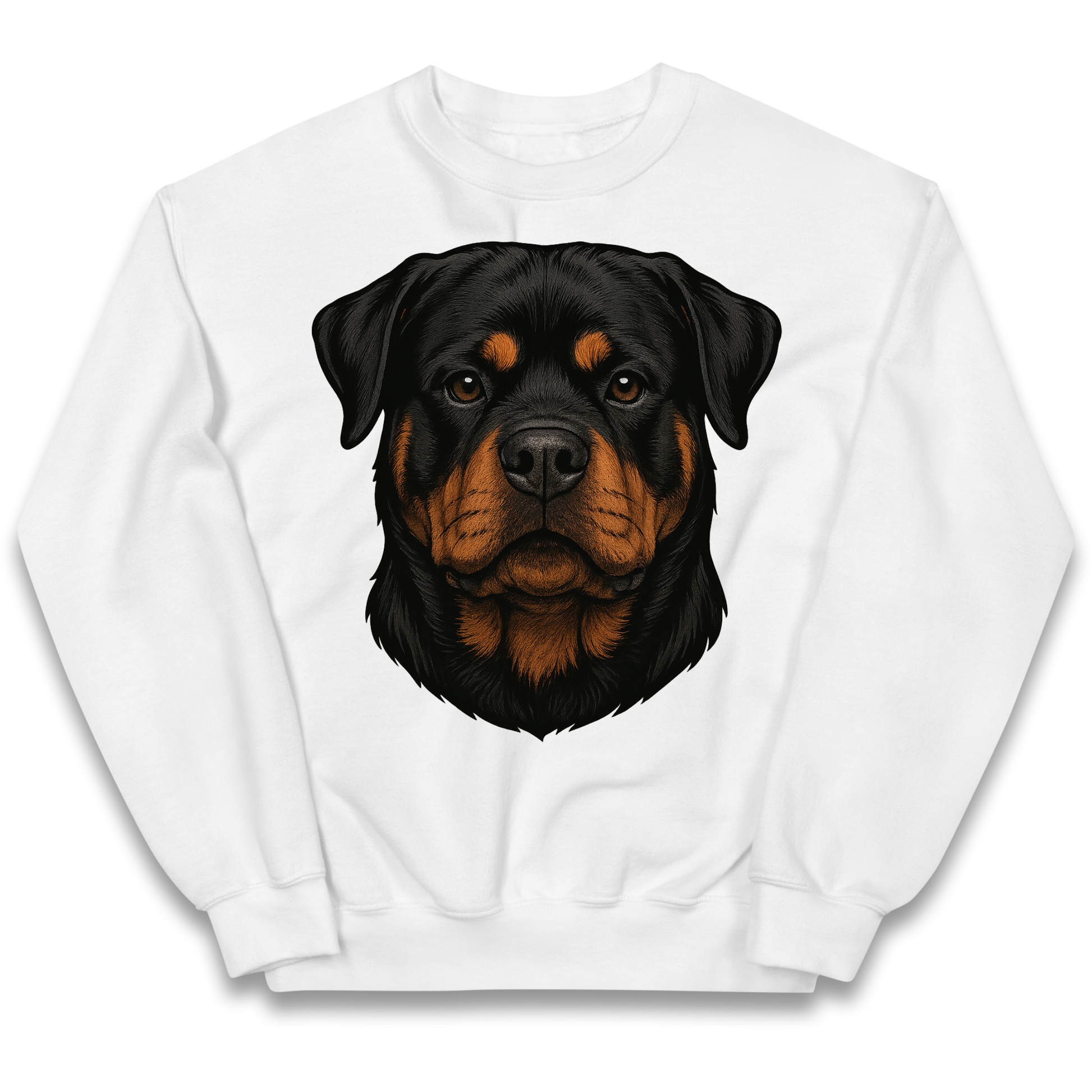 Rottweiler Face kids sweatshirt