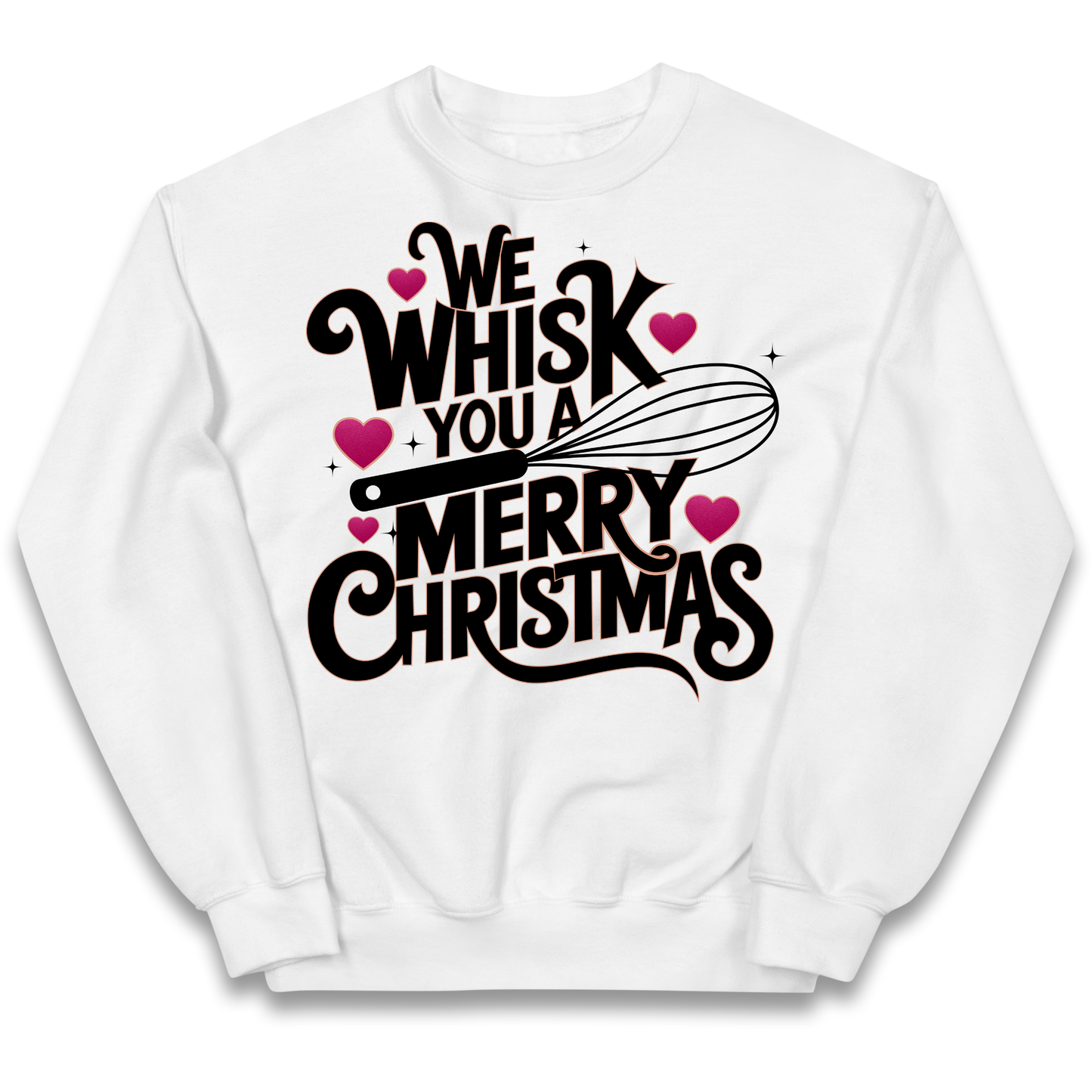 We Whisk You a Merry Christmas kids sweatshirt