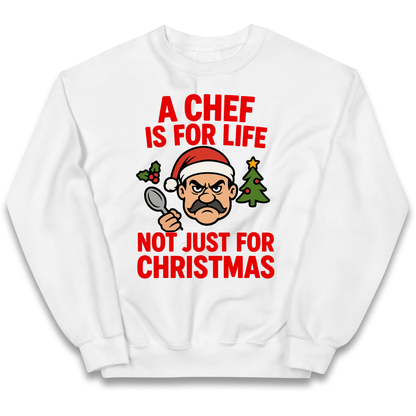 Chef Christmas Kids Jumper