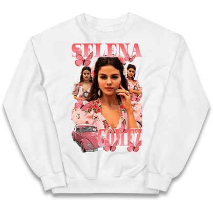 Selena Gomez Pink kids sweatshirt