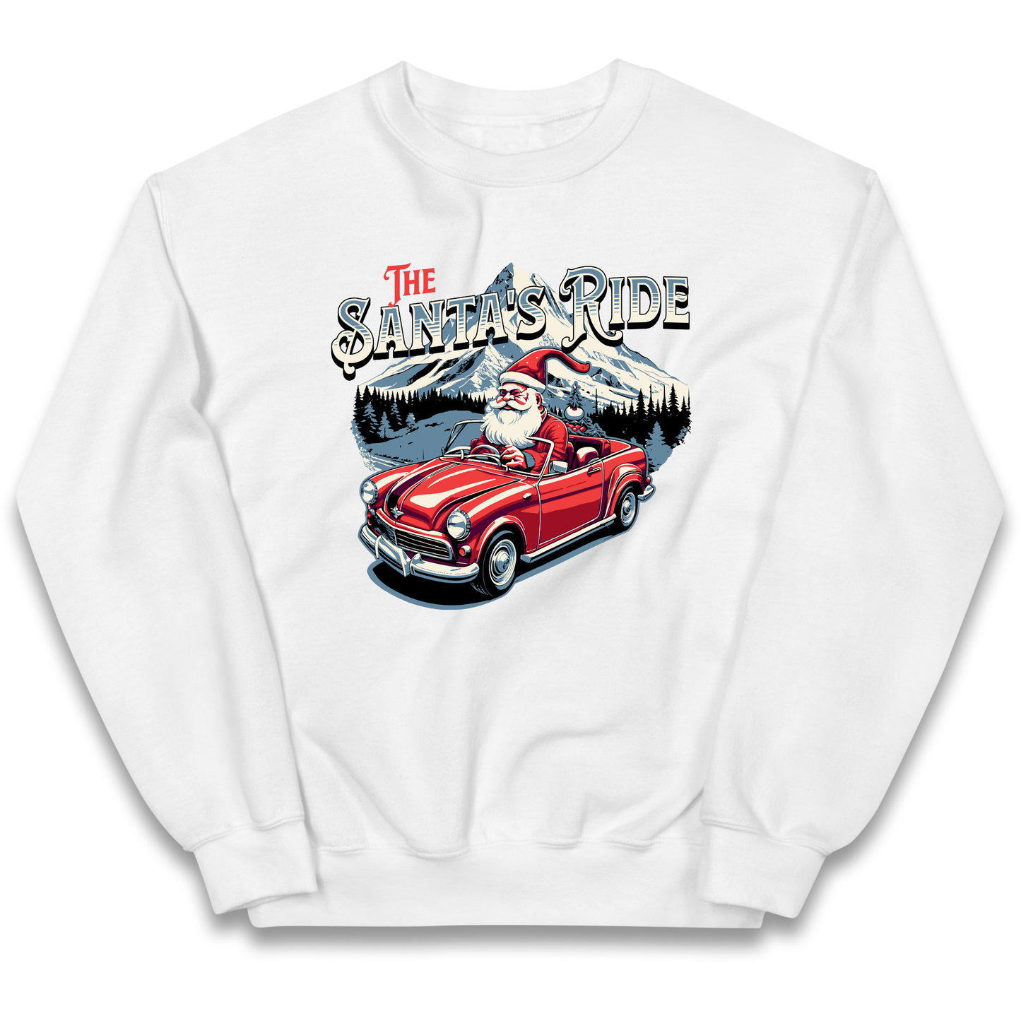 The Santas Ride Christmas kids sweatshirt