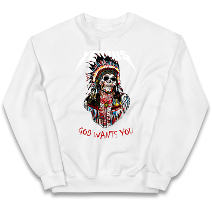 Yeezus God Wants You kids sweatshirt