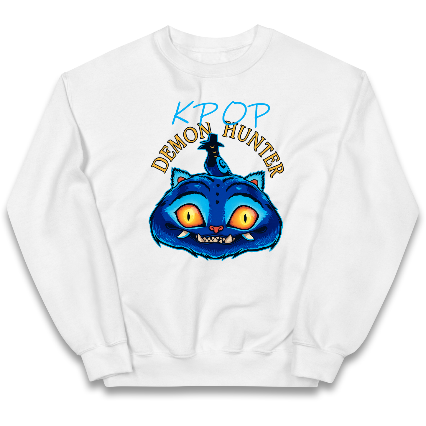 Kpop Demon Hunter Derpy Tiger kids sweatshirt