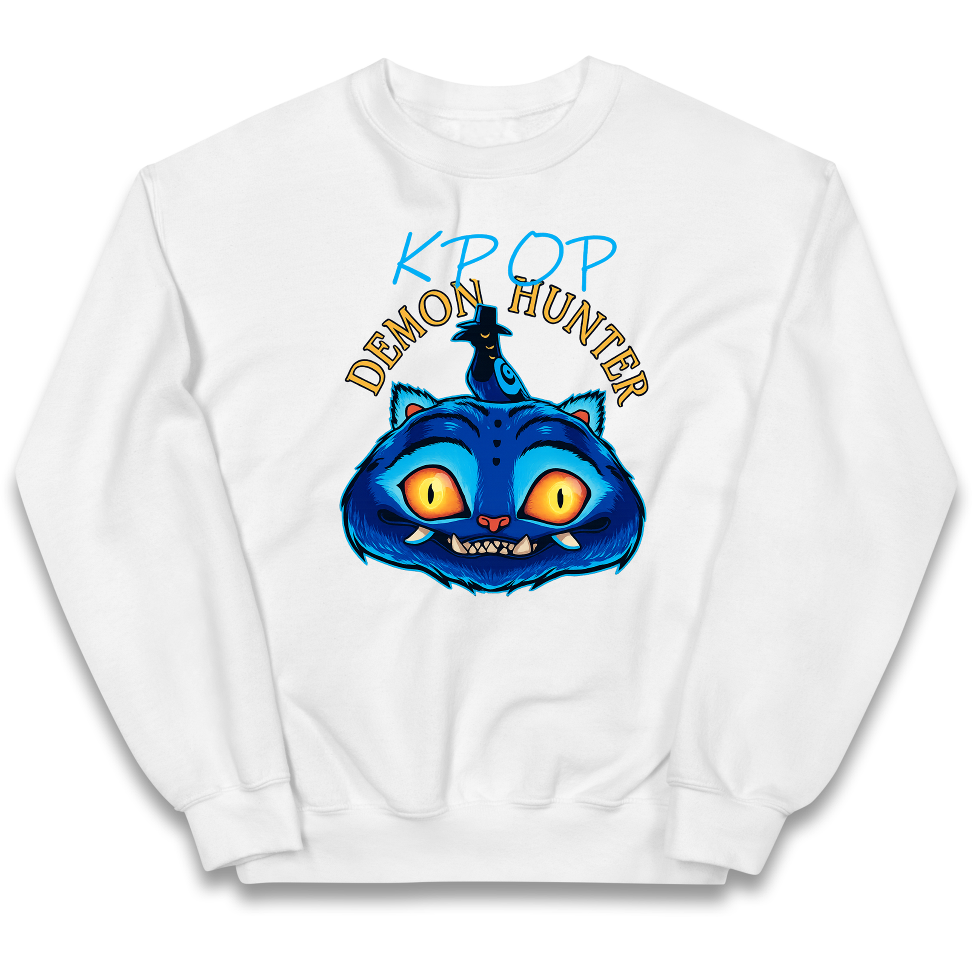 Kpop Demon Hunter Derpy Tiger kids sweatshirt
